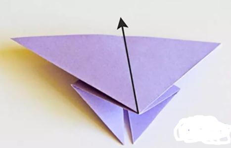纸蝴蝶折纸步骤图解