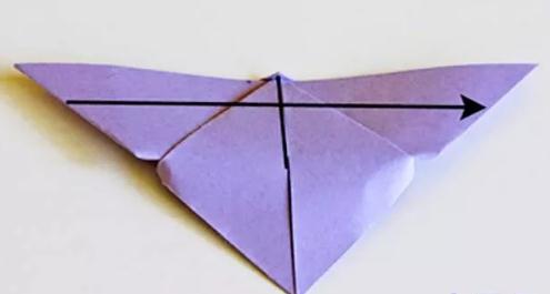 纸蝴蝶折纸步骤图解