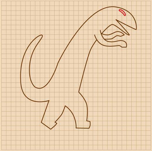 宫西达也的恐龙简笔画教程图片