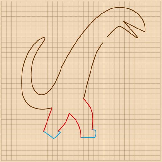 宫西达也的恐龙简笔画教程图片