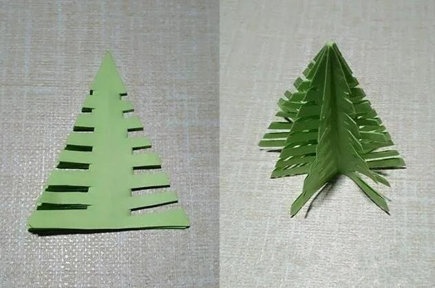 圣诞树折纸图文教程