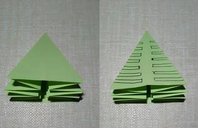 圣诞树折纸图文教程