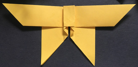 蝴蝶手工折纸图解步骤