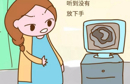 怀孕后经常这样胎教，检查时胎儿的动作，让医生笑坏了