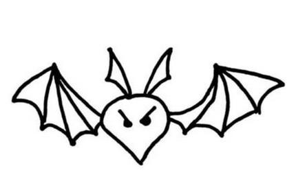 小蝙蝠简笔画怎么画