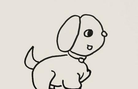 怎么画小狗简单画法步骤