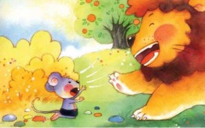 狮子和老鼠的故事与道理