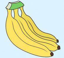 水果香蕉简笔画教程图片