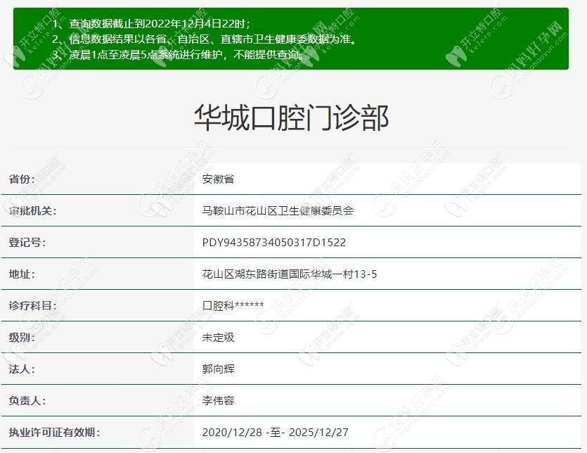马鞍山华城口腔门诊部