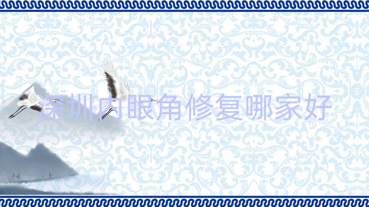 深圳内眼角修复哪家好