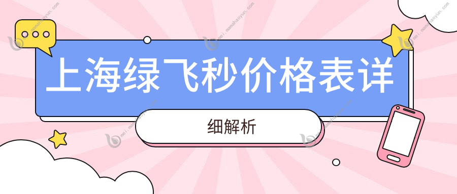上海绿飞秒价格表详细解析
