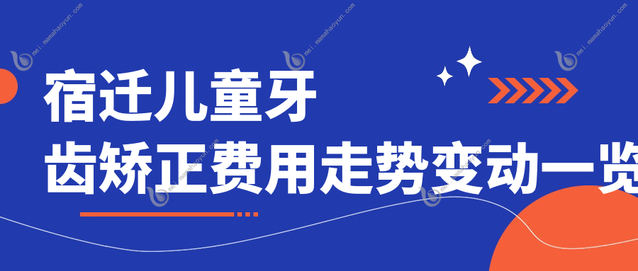 宿迁儿童牙齿矫正费用走势变动一览