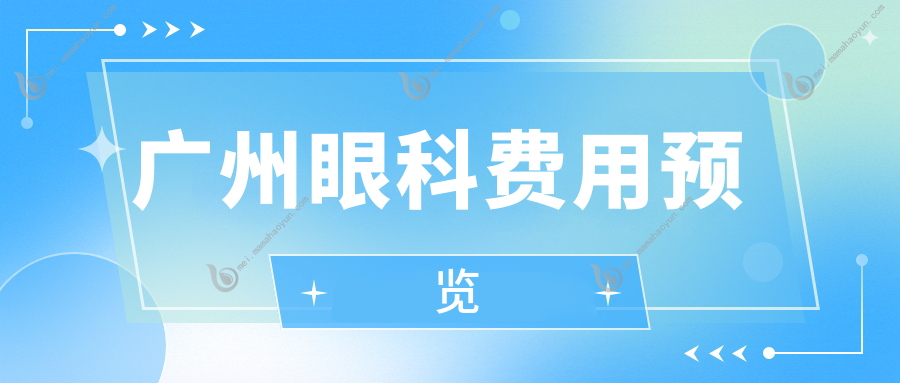 广州眼科费用预览