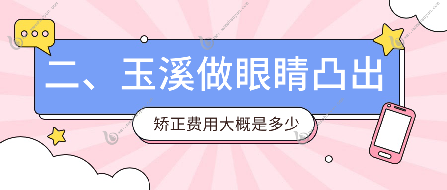 二、玉溪做眼睛凸出矫正费用大概是多少钱？艾维7998