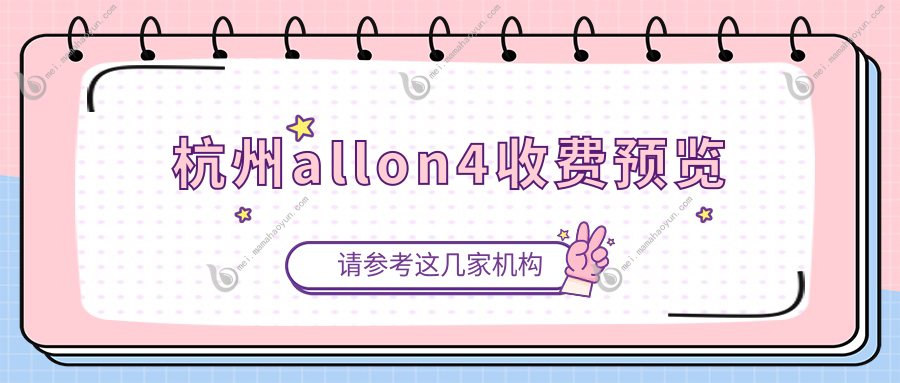杭州allon4收费预览