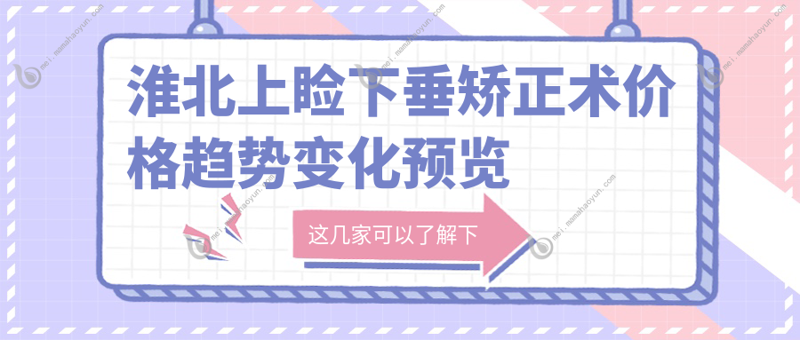 淮北上睑下垂矫正术价格趋势变化预览