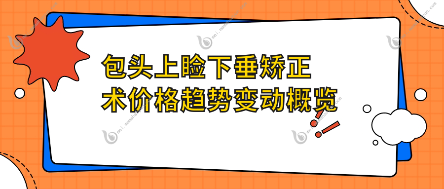 包头上睑下垂矫正术价格趋势变动概览
