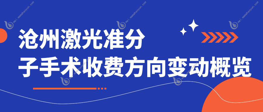 沧州激光准分子手术收费方向变动概览
