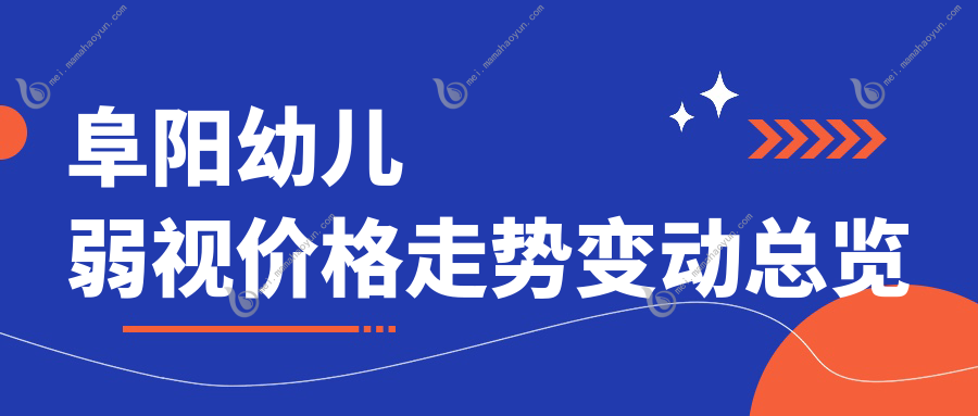 阜阳幼儿弱视价格走势变动总览