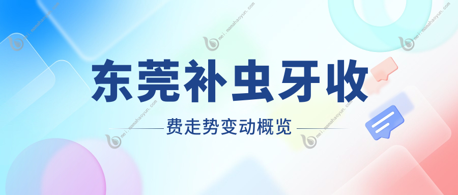 东莞补虫牙收费走势变动概览