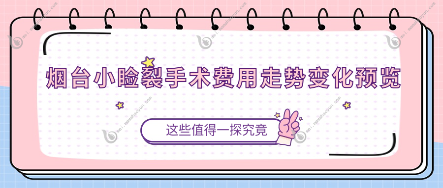 烟台小睑裂手术费用走势变化预览