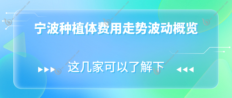 宁波种植体费用走势波动概览