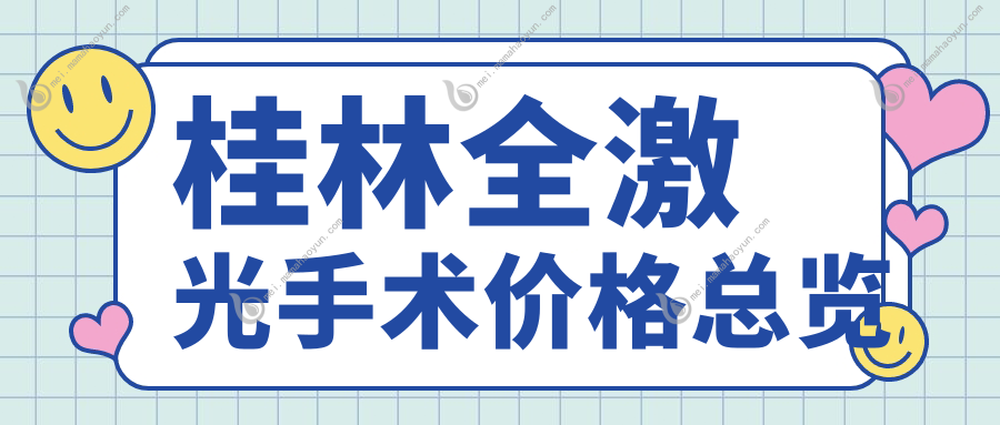 桂林全激光手术价格总览