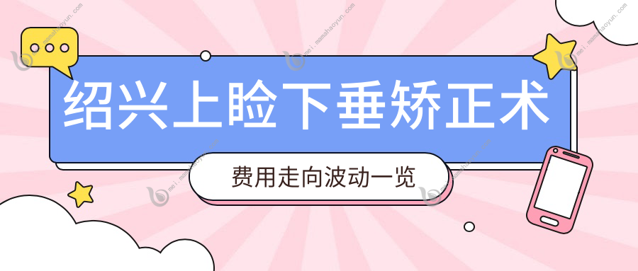 绍兴上睑下垂矫正术费用走向波动一览