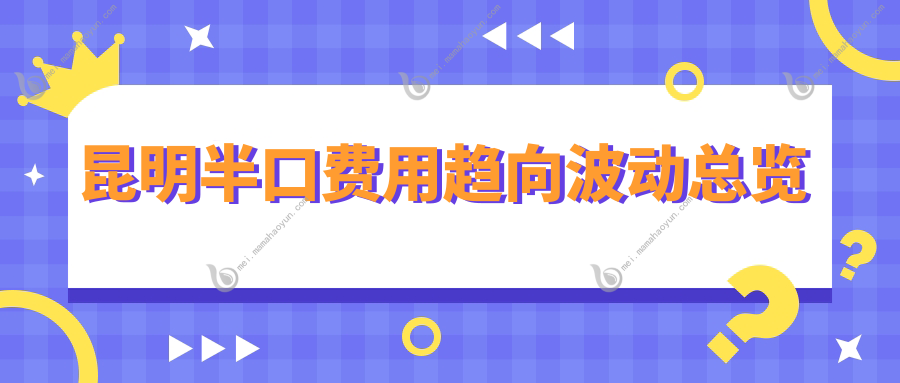 昆明半口费用趋向波动总览
