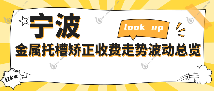 宁波金属托槽矫正收费走势波动总览
