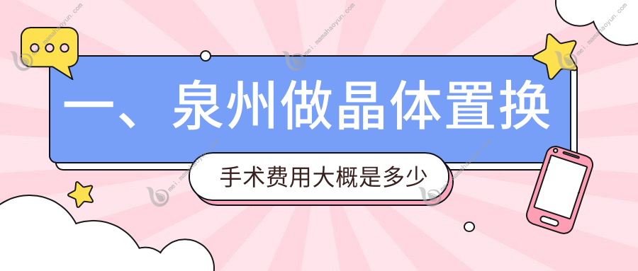 一、泉州做晶体置换手术费用大概是多少钱？更新2025泉州晶体置换手术价格表