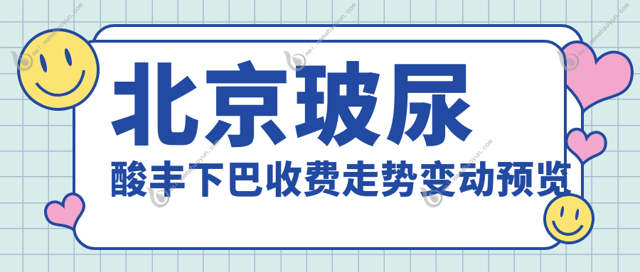 北京玻尿酸丰下巴收费走势变动预览