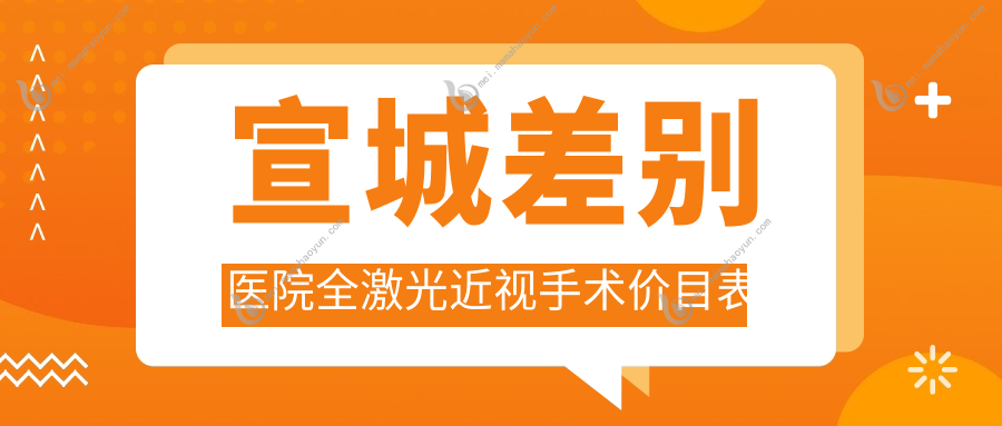 宣城差别医院全激光近视手术价目表
