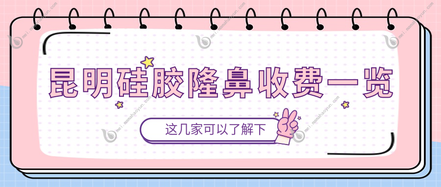 昆明硅胶隆鼻收费一览