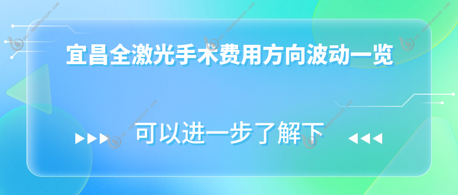 宜昌全激光手术费用方向波动一览
