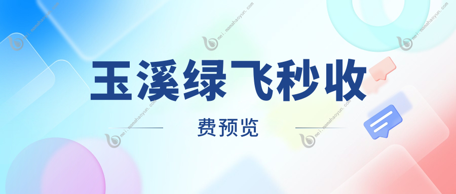 玉溪绿飞秒收费预览