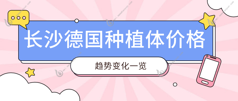 长沙德国种植体价格趋势变化一览