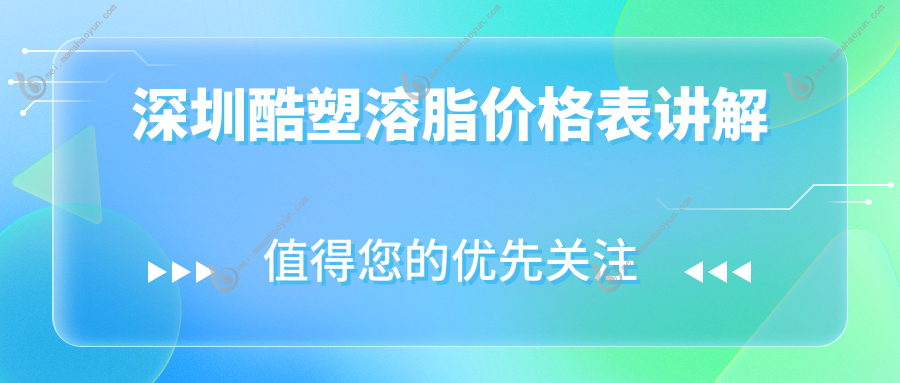 深圳酷塑溶脂价格表讲解