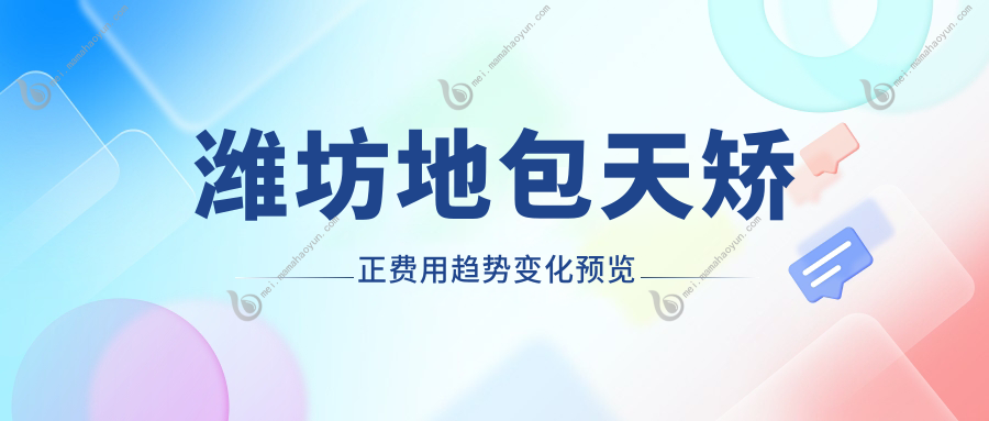 潍坊地包天矫正费用趋势变化预览
