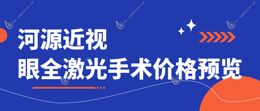 河源近视眼全激光手术价格预览