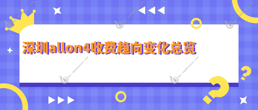 深圳allon4收费趋向变化总览