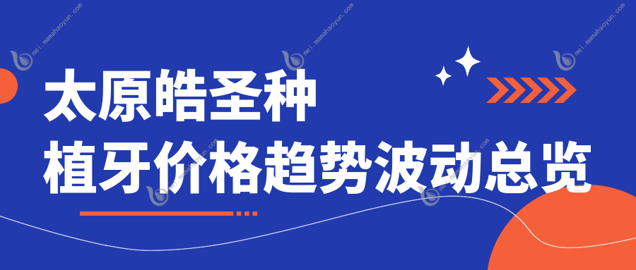 太原皓圣种植牙价格趋势波动总览