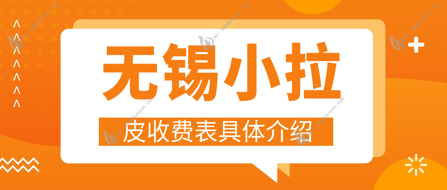 无锡小拉皮收费表具体介绍