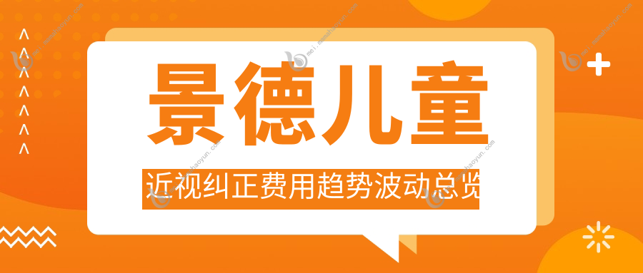 景德儿童近视纠正费用趋势波动总览