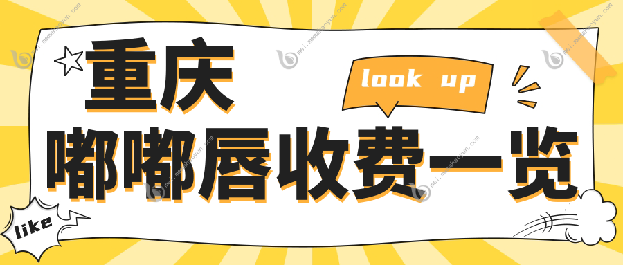 重庆嘟嘟唇收费一览