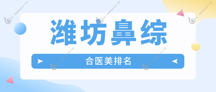潍坊鼻综合医美排名