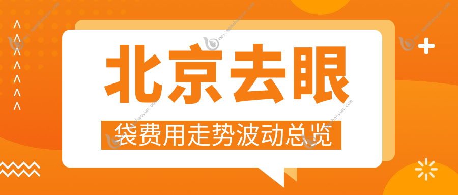 北京去眼袋费用走势波动总览