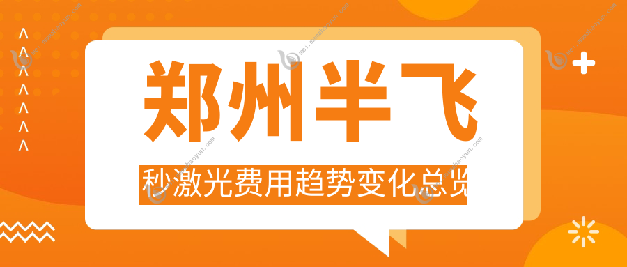 郑州半飞秒激光费用趋势变化总览