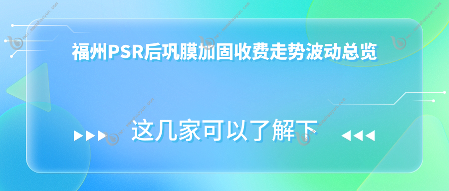 福州PSR后巩膜加固收费走势波动总览