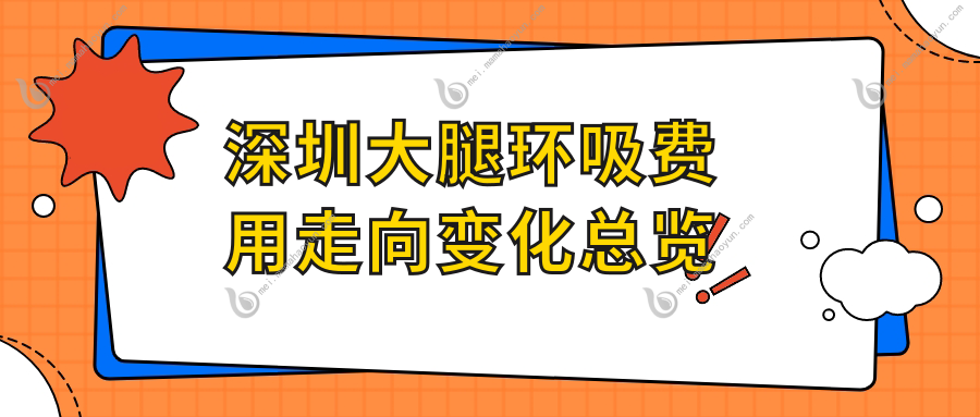 深圳大腿环吸费用走向变化总览